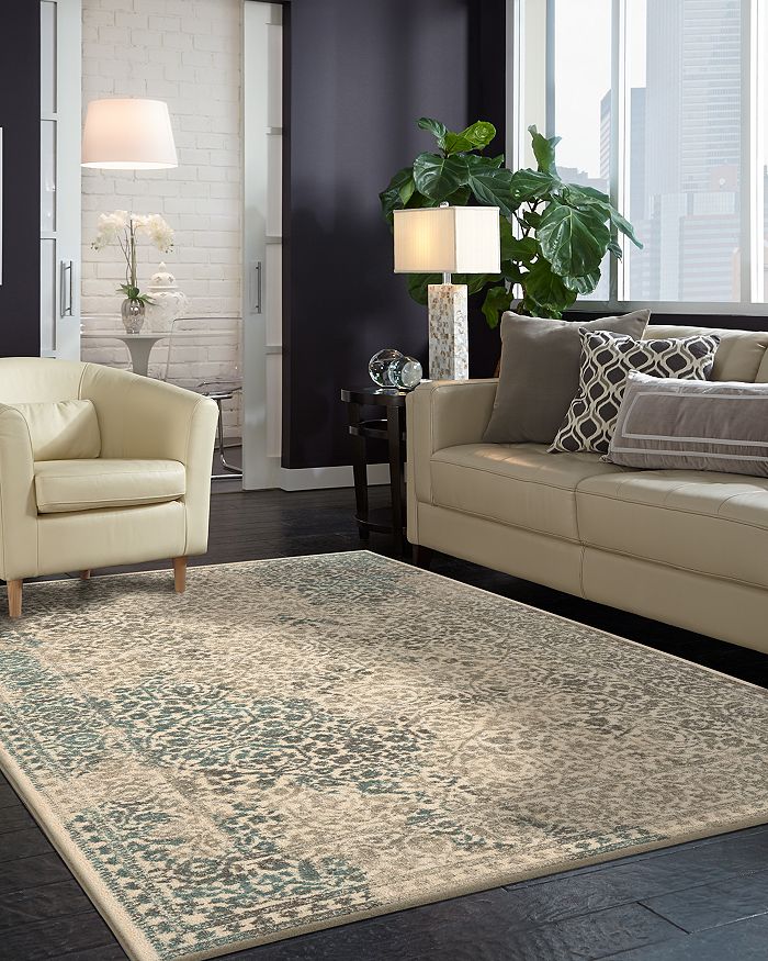 Karastan Euphoria Ayr Round Rug, 8' X 8' In Natural