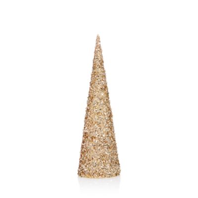 Bloomingdale's - Small Gold Sequin Christmas Tree - 100% Exclusive