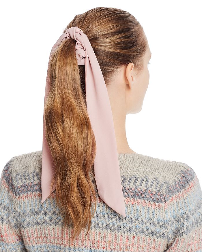 Aqua Tie Detail Scrunchie - 100% Exclusive In Pink
