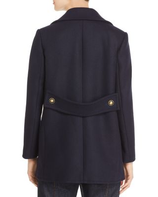 【TORY BURCH】ウール ピーコート Tory Burch Double-Breasted Wool-Blend Peacoat | Bloomingdale's