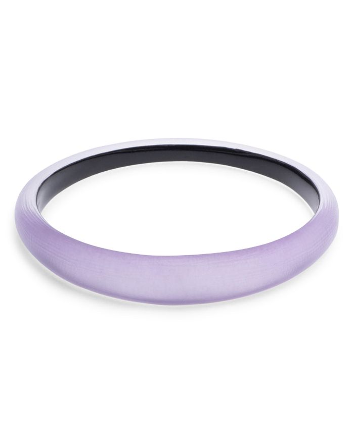 Alexis Bittar Tapered Two-tone Bangle Bracelet In Purple