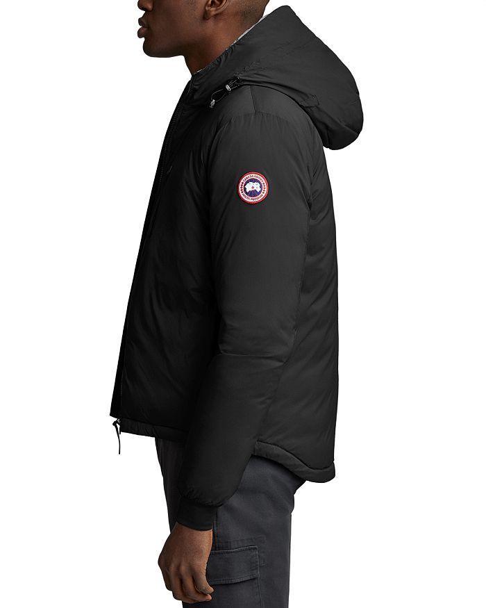 Shop Canada Goose Lodge Packable Hooded Down Jacket In Black