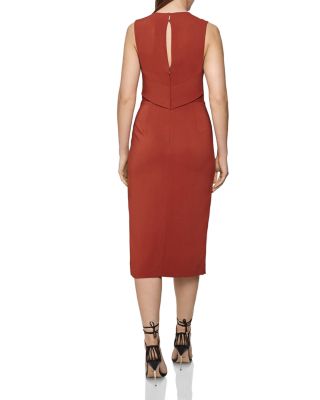knee length dresses for ladies Gracie polka dot midi dress – Julie's Clothing main image 1