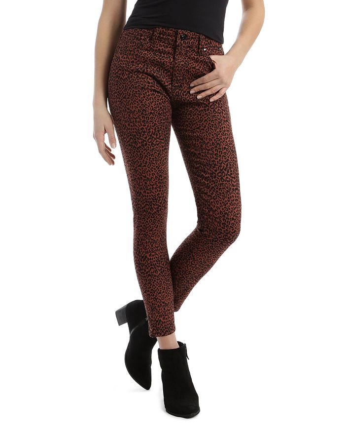 Mavi Tess Leo Skinny Jeans In Brown Leopard