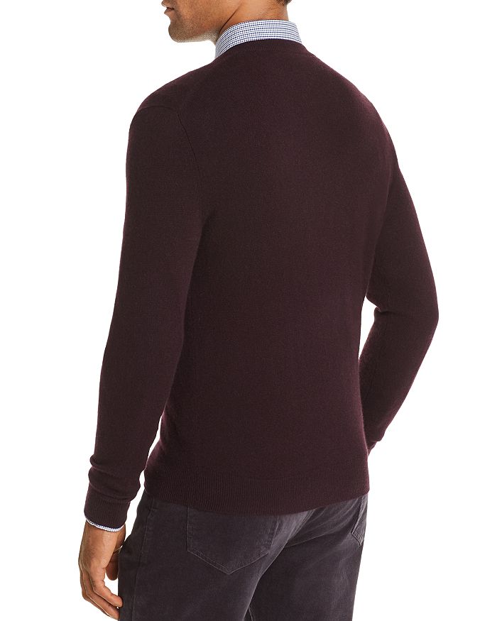 Shop The Men's Store At Bloomingdale's Cashmere V-neck Sweater - 100% Exclusive In Raisin