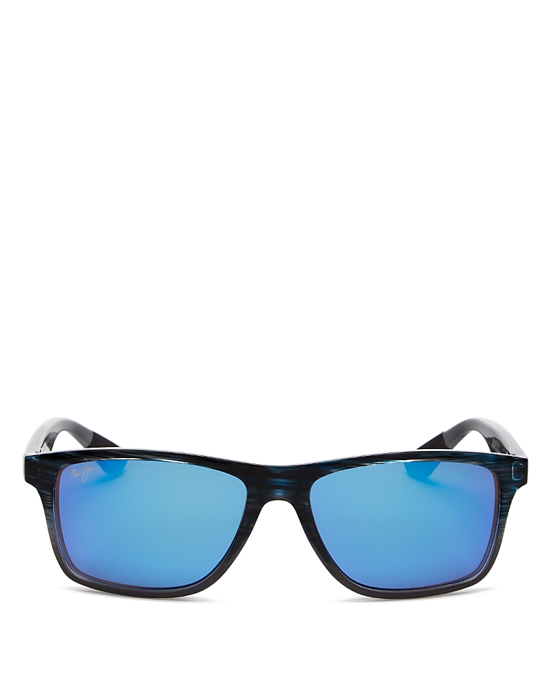 Maui Jim Onshore Polarized Rectangular Sunglasses, 58mm