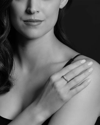 Sterling Silver & 18K Yellow Gold Caviar Lux Diamond Ring