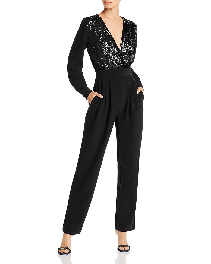 Lini Stella Sequined Jumpsuit - 100% Exclusive In Black Sequins