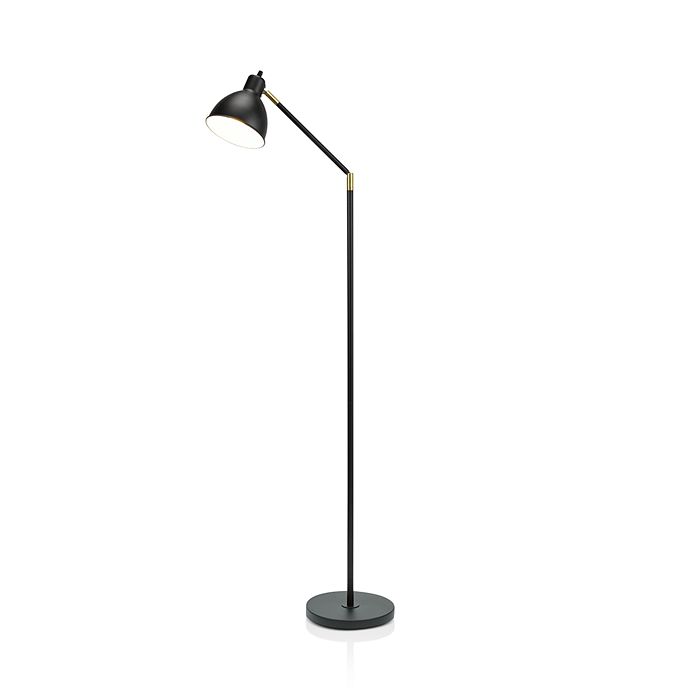 Articulating store floor lamp