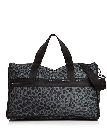 LeSportsac Candace Leopard Print Weekender Duffel Bag | Bloomingdale's