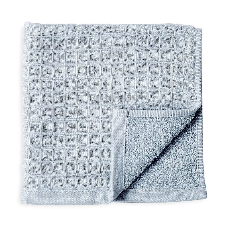 Uchino Waffle Twist Washcloth In Ocean