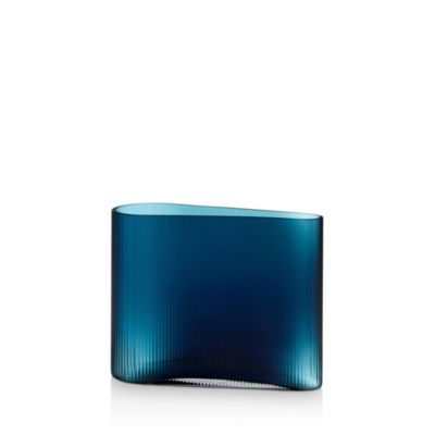 Nude Glass - Mist Petroleum Wide Vase