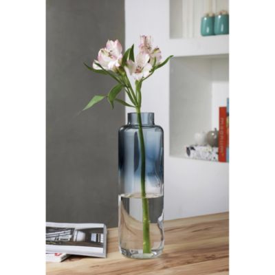 Magnolia Steel Blue Wide Vase