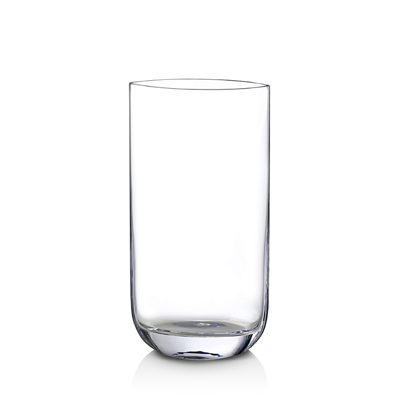 Nude Glass Blade Tall Vase In Clear