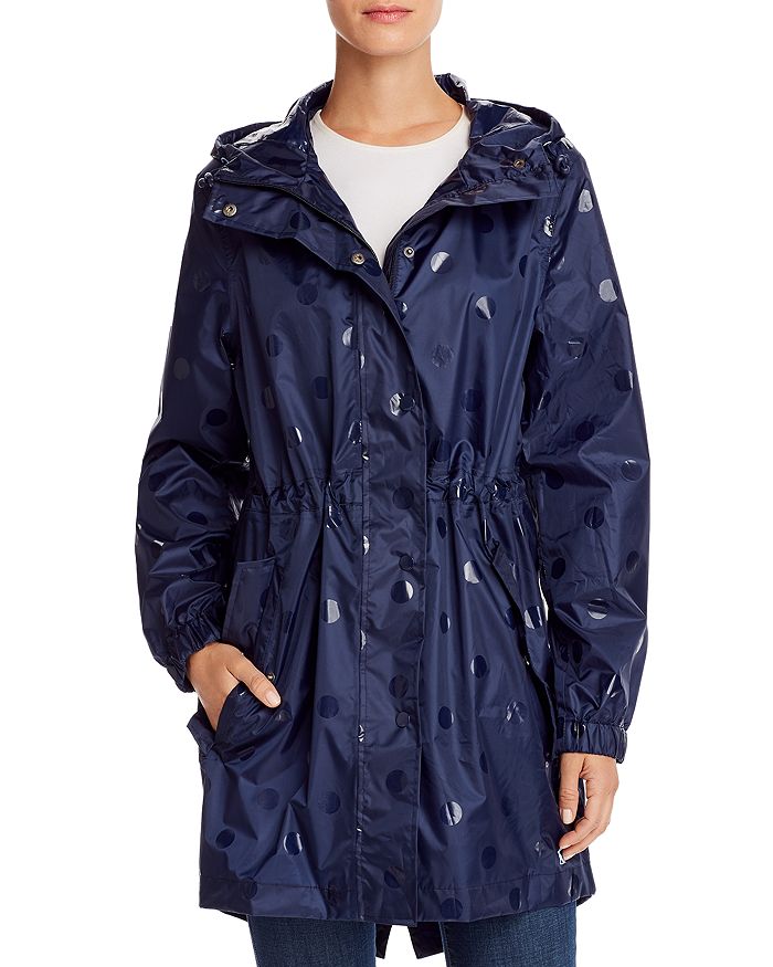 JOULES GOLIGHTLY PACKABLE GLOSS SPOT RAINCOAT,204454