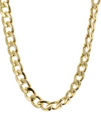 AQUA Chain Link Necklace, 17