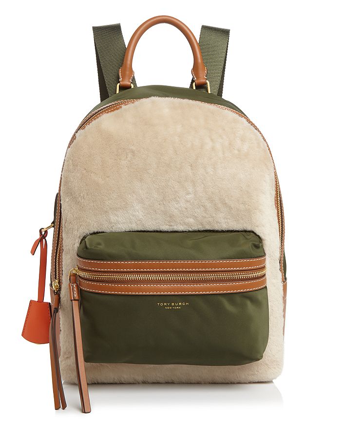 TORY BURCH PERRY SHEARLING BACKPACK,58365