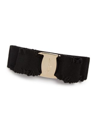 ヘアアクセサリー Salvatore Ferragamo Black Fabric Hair Clip Ferragamo Black Fabric Hair Clip | italist