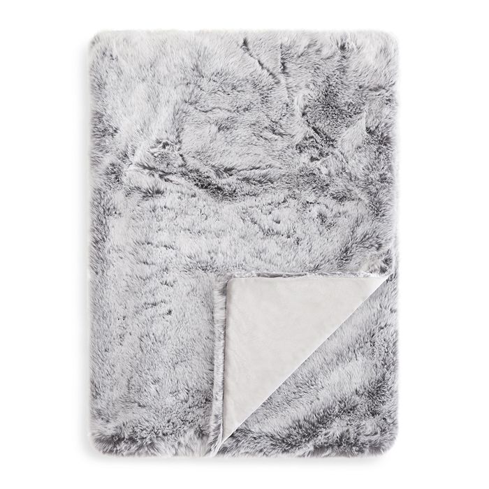 Hudson park collection faux sales fur throw