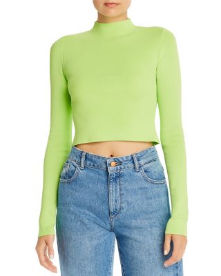 neon mock neck