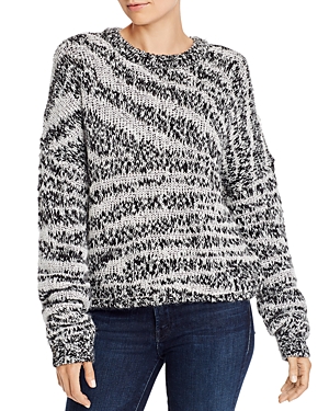 CURRENT ELLIOTT CURRENT/ELLIOTT THE CYBILL ZEBRA-STRIPE SWEATER,19-3-005881-SW01536