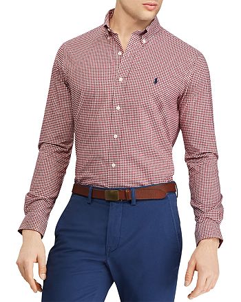Polo Ralph Lauren Gingham Classic Fit Button-Down Shirt | Bloomingdale's
