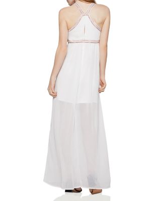 BCBGeneration Embroidered Empire-Waist Maxi Dress | Bloomingdale's Women