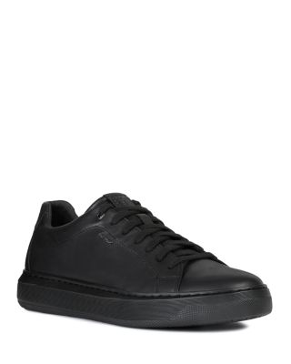 geox deiven leather trainers
