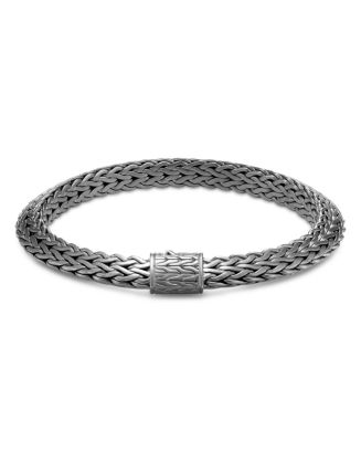 JOHN HARDY Sterling Silver Classic Chain Bracelet with Black Rhodium ...