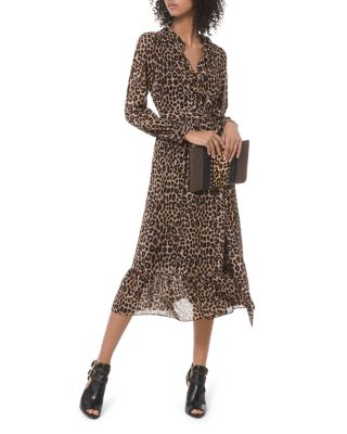 michael kors cheetah dress