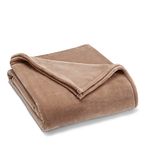 Vellux Faux Sheared Mink Blanket, King In Desert Taupe