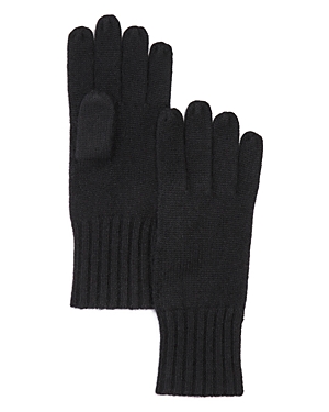 C By Bloomingdale's Cashmere Cashmere Gloves - 100% Exclusive In Black
