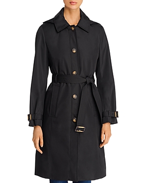Calvin Klein Trench Coat In Black | ModeSens