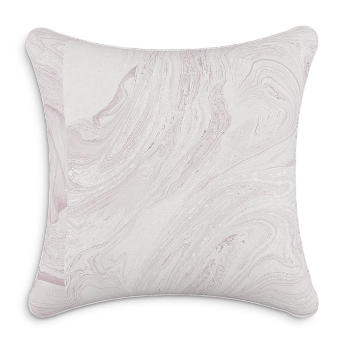 Sparrow & Wren Down Pillow In Marble Lavender, 20 X 20
