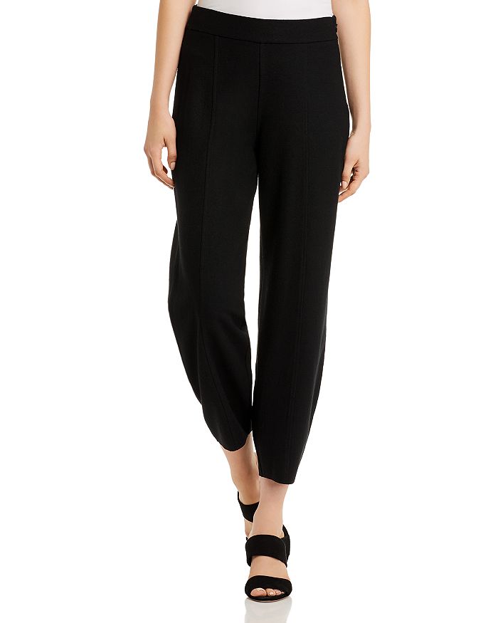 EILEEN FISHER WOOL ANKLE JOGGER PANTS,F9BOE-P4201M