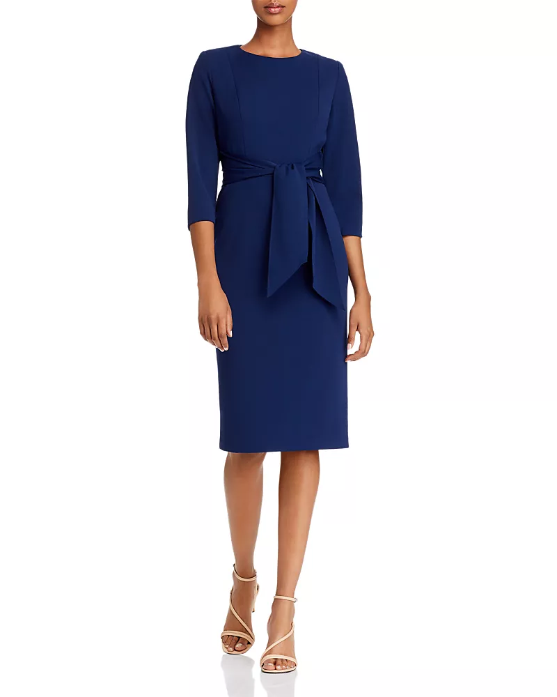 Adrianna Papell Tie-Waist Dress