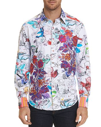 Robert Graham Limited Edition 'Petal to the Metal' Classic Fit Shirt ...