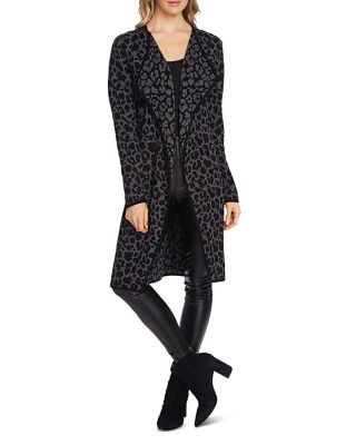 cheetah duster cardigan