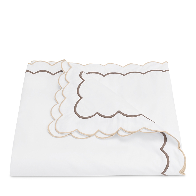 Matouk India Duvet Cover, Full/queen In Driftwood