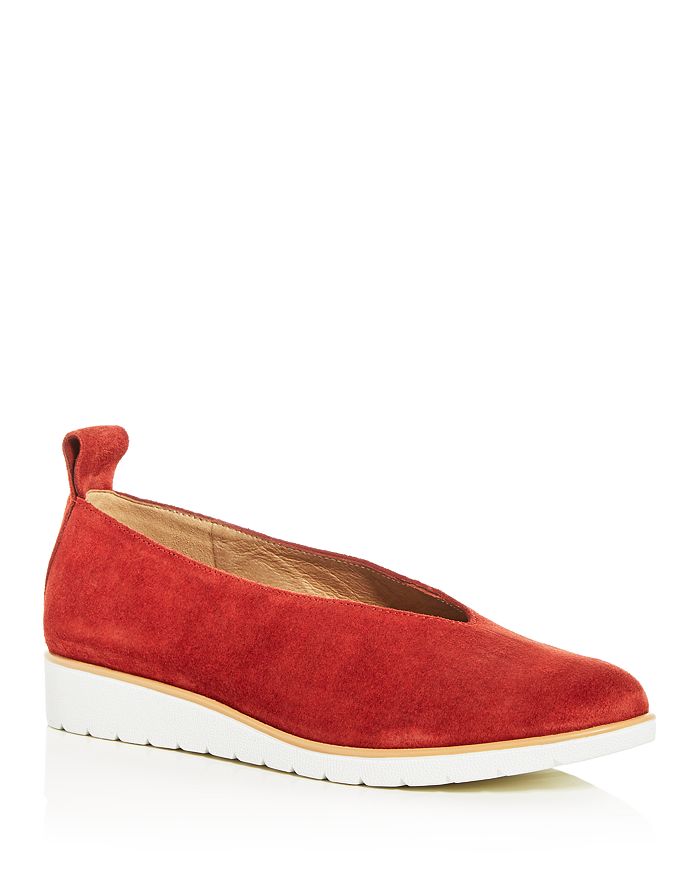 EILEEN FISHER WOMEN'S SPORT DEMI-WEDGE FLATS,HUMOR-SU