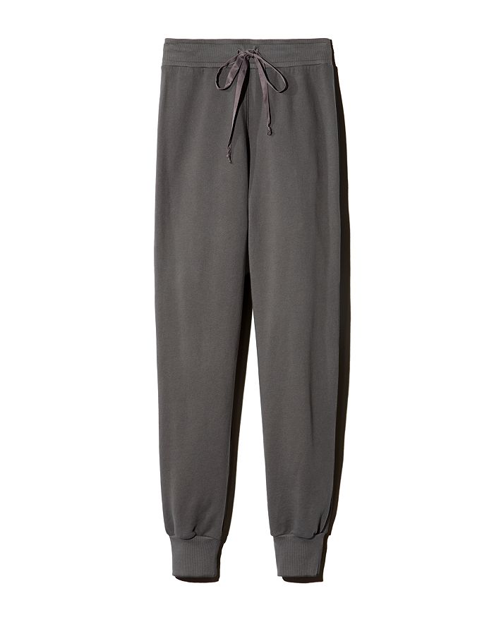Clu Too Basic French Terry Track Pants In Charcoal