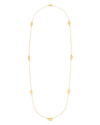 dinh van 18K Yellow Gold Menottes Station Necklace, 34.6
