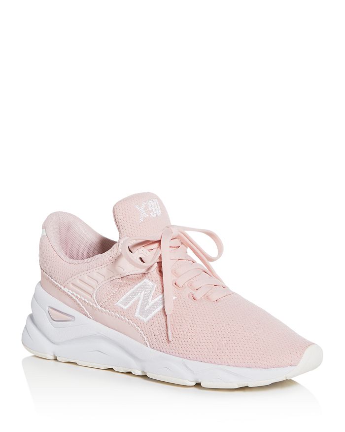 New Balance Women's X-90 Knit Low-top Trainers In Oyster Pin