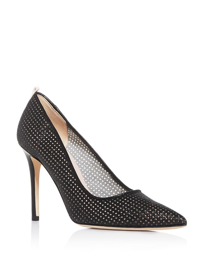 SJP by Sarah Jessica Parker Women's Fawn Fishnet Pointed-Toe Pumps ...