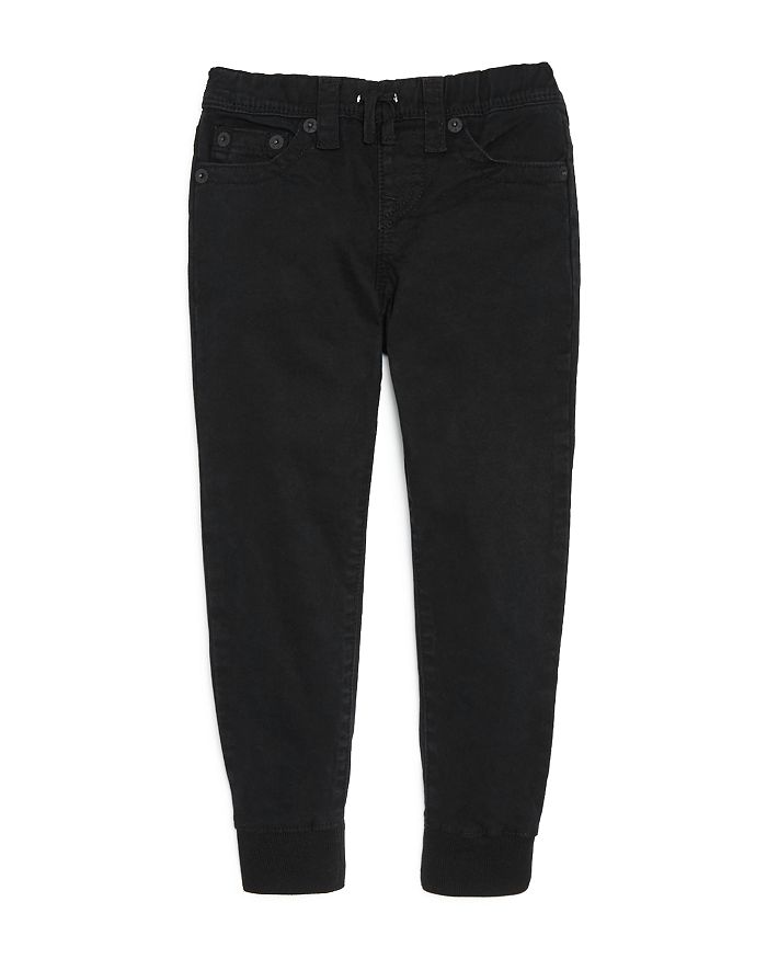 True Religion Boys' Geno Twill Jogger Pants - Little Kid, Big Kid In Black