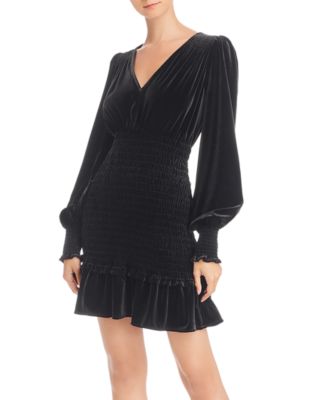 bloomingdales velvet dress