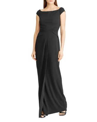 Ralph Lauren Crêpe Fixed Twist Gown | Bloomingdale's