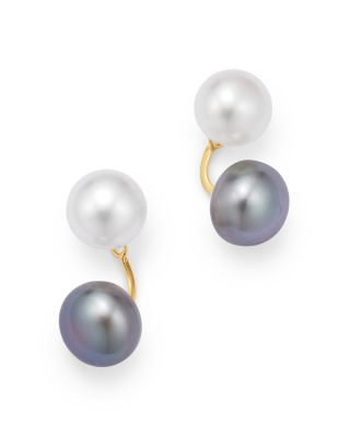 Bloomingdale's Fine Collection - Cultured Freshwater Pearl Ear Jacket in 14K Yellow Gold - Exclusive