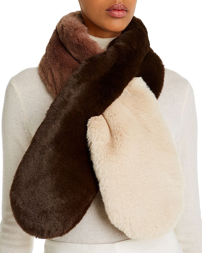 Echo faux fur scarf outlet