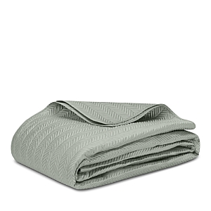 Matouk Netto Quilted Coverlet, King In Celadon